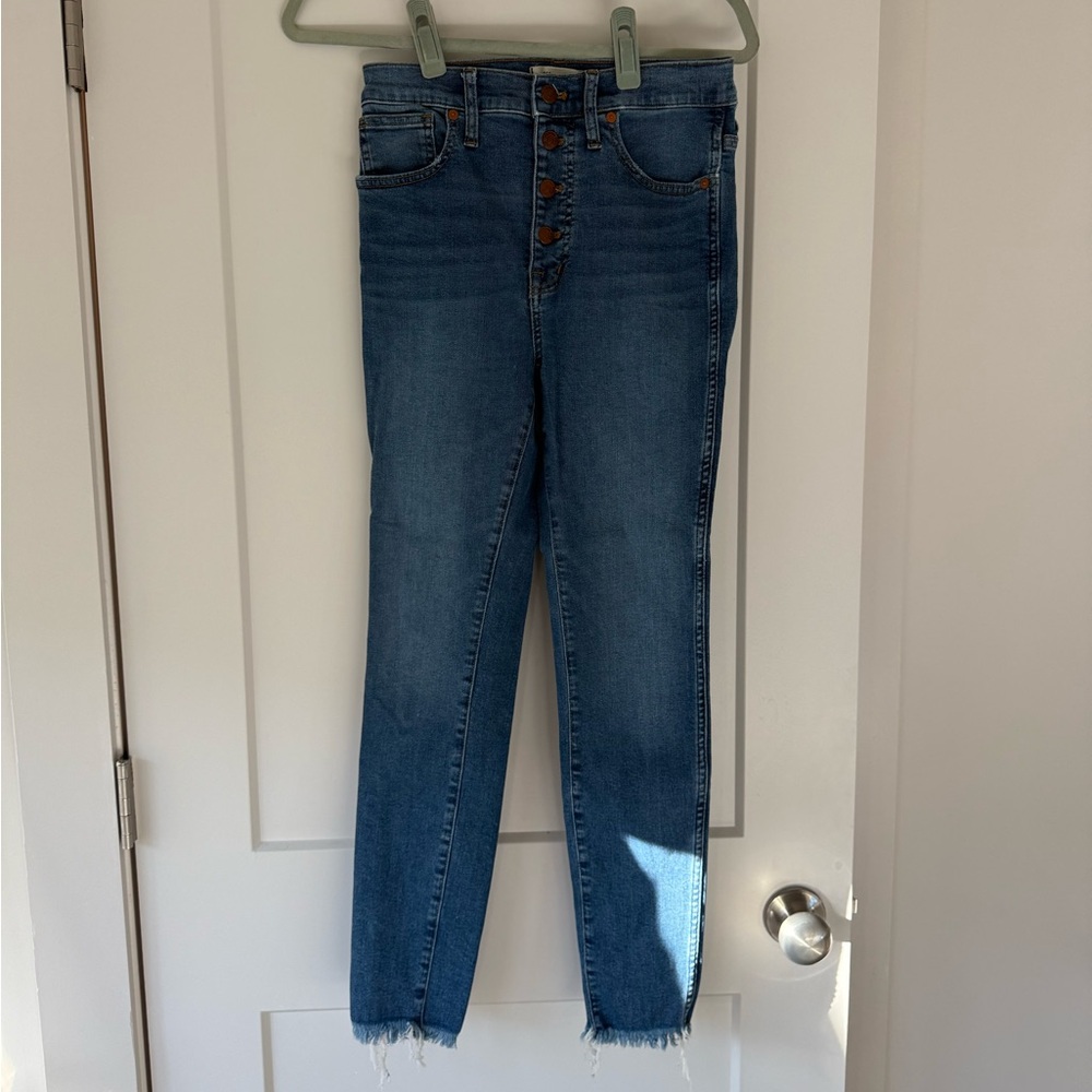 Madewell Blue Skinny Jeans